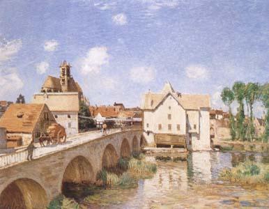 Alfred Sisley The Bridge of Moret (mk09) Sweden oil painting art